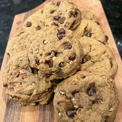 Sourdough Brown Butter Chocolate Chip Cookies (4 Pk)