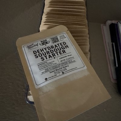 Dehydrated Sourdough Starter With Instructions For Rehydrating And Maintenance 