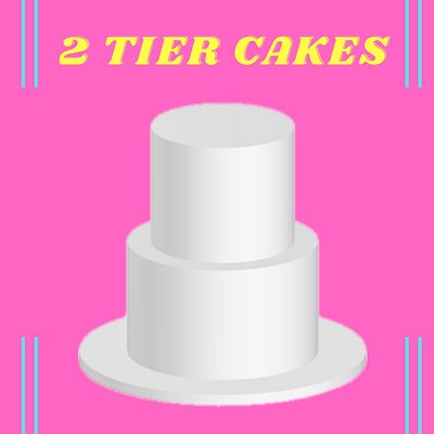 2 Tier Cakes