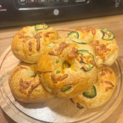 Jalapeno Cheddar Bagels 7pk 