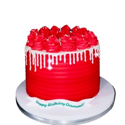 8in Round Cake (Serves 20-25)
