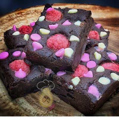 Raspberry Brownies (6)