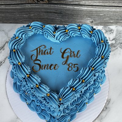 6 Inch Heart Cake