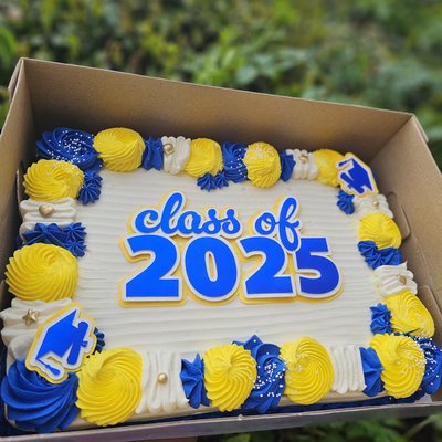 1/4 Sheet Cake- Single Layer 