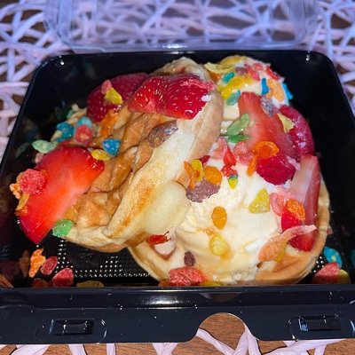 Ice Cream Waffle Sandwich