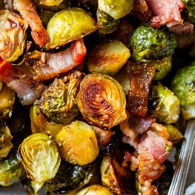 Roasted Brussel Sprouts With Bacon 