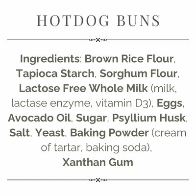 Hotdog Buns - Pack Of 4