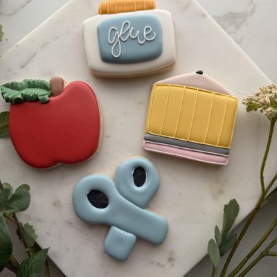 Back To School 6 Cookie Set 