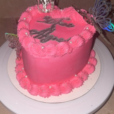 6” Heart Cake 