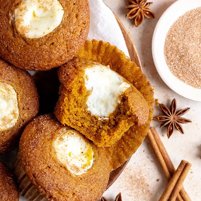 Pumpkin Cream Cheese Muffins