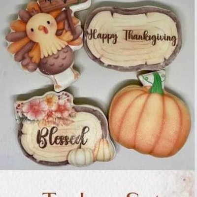 Turkey Thanksgiving Set