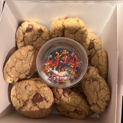 Mini Dozen (any flavor With Dip And Sprinkles)