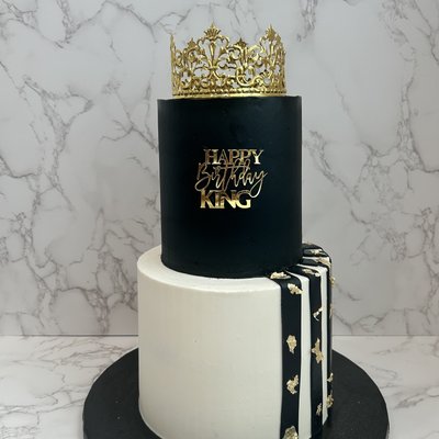 Custom Two-Tiered Cake