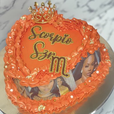 Heart Shaped Custom Cake (2 Layers)