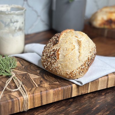 Everything Bagel Sourdough Loaf