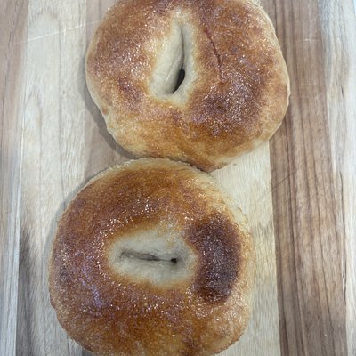 6 Pack Of Plain Sourdough Bagels