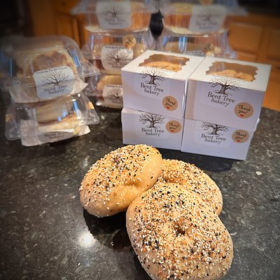 Sourdough Bagels Everything Bagel 6 each
