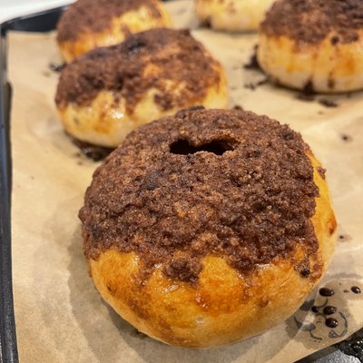 6 Cinnamon Crunch bagels🥯😋