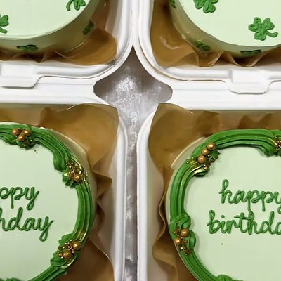 St Patty’s Themed Bento Cakes