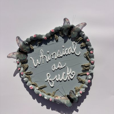 Whimsical Cake Art (10x10 Canvas)