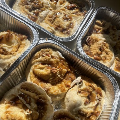 Pecan Pie Cinnamon Rolls