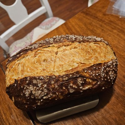 Pretzel Beer Sourdough Bread 