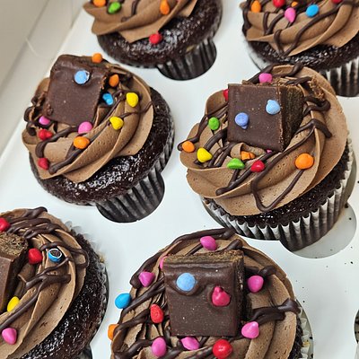 Cosmic Brownie Cupcakes (6-Pack)