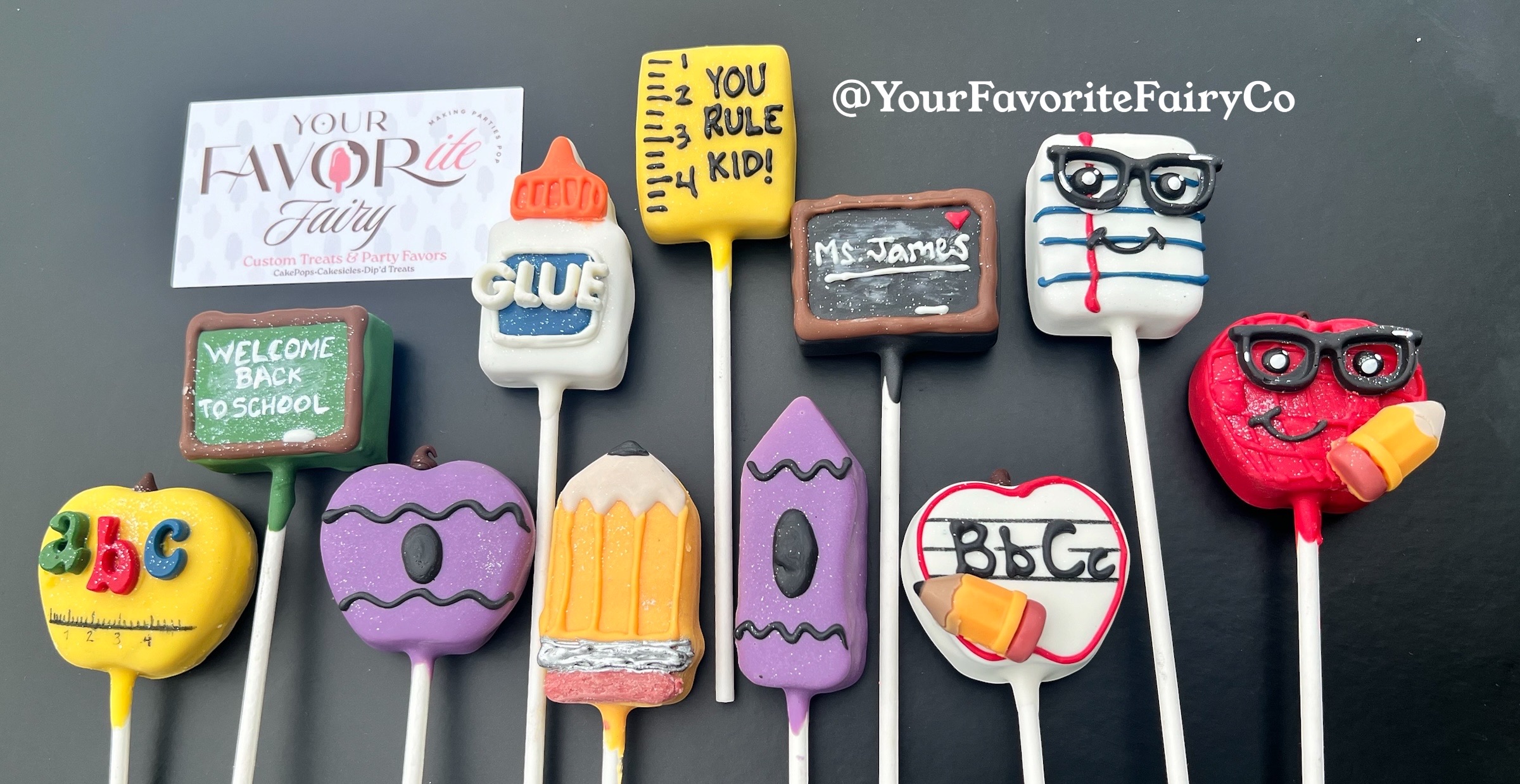 🍎 Back 2 School CakePop Card ✏️