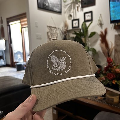 Brown & White Logo Hat