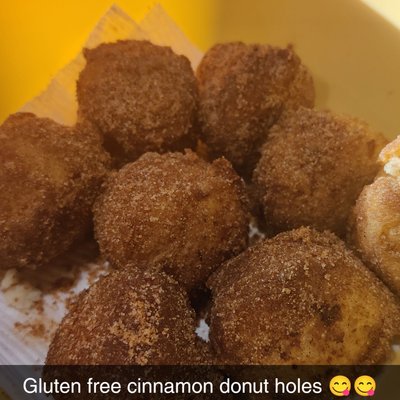 Gluten Free Cinnamon Donut Holes