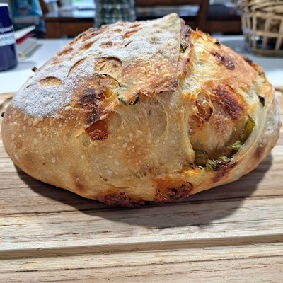 Jalapeno Cheddar Sourdough Bread 