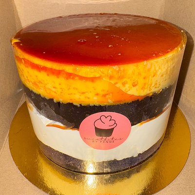 Ube Flan Cake