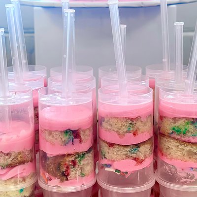 Cake Push Pops 
