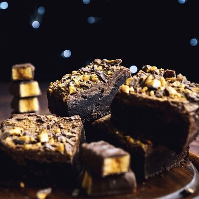 Tray of Crunchie Brownie