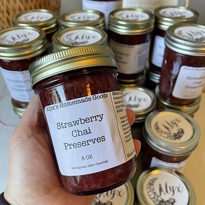 Strawberry Chai Preserves