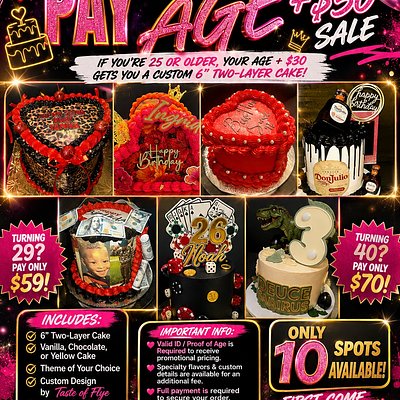 PAY YOUR AGE DEAL‼️‼️