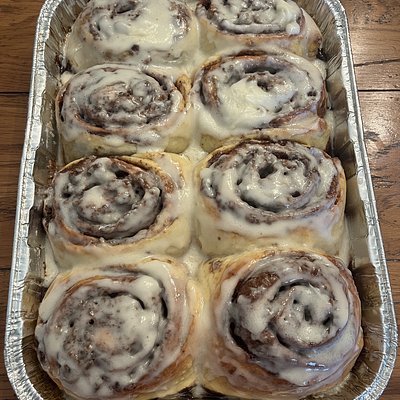 Sourdough Cinnamon Rolls, Large Order (8)