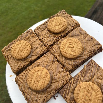 Biscoff Cookie Butter Brownies