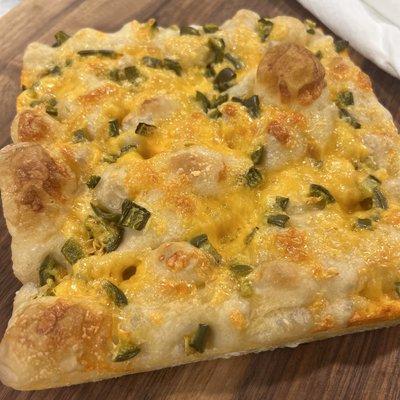 Jalapeno Cheddar Focaccia 8x8