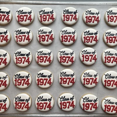 12 Basic design Mini Custom Sugar Cookies