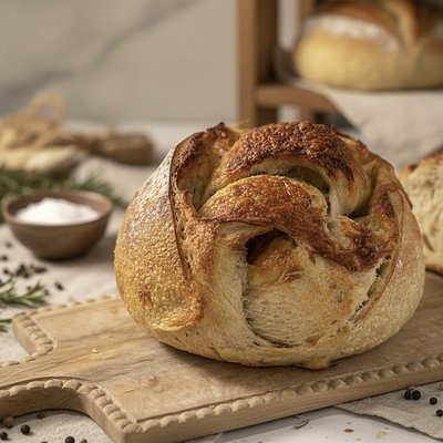 Rosemary Parmesan Sourdough Loaf