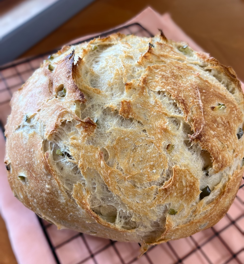 Three Flavor Savory Sourdough Loaf