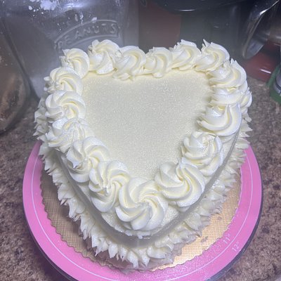 Heart-shaped Cake