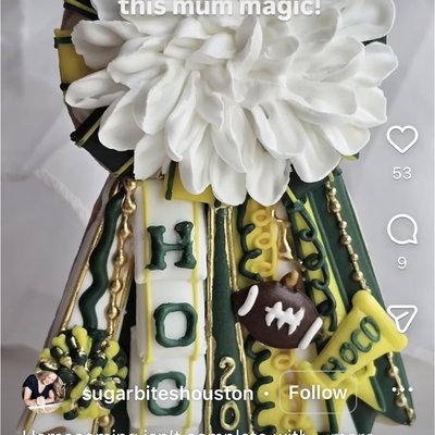 Homecoming Mum Cookie
