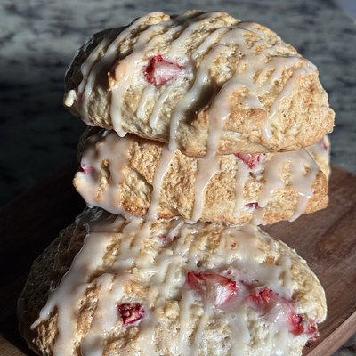 Strawberry Scones
