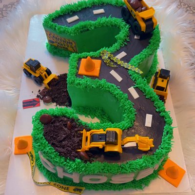 Character Number Cake 