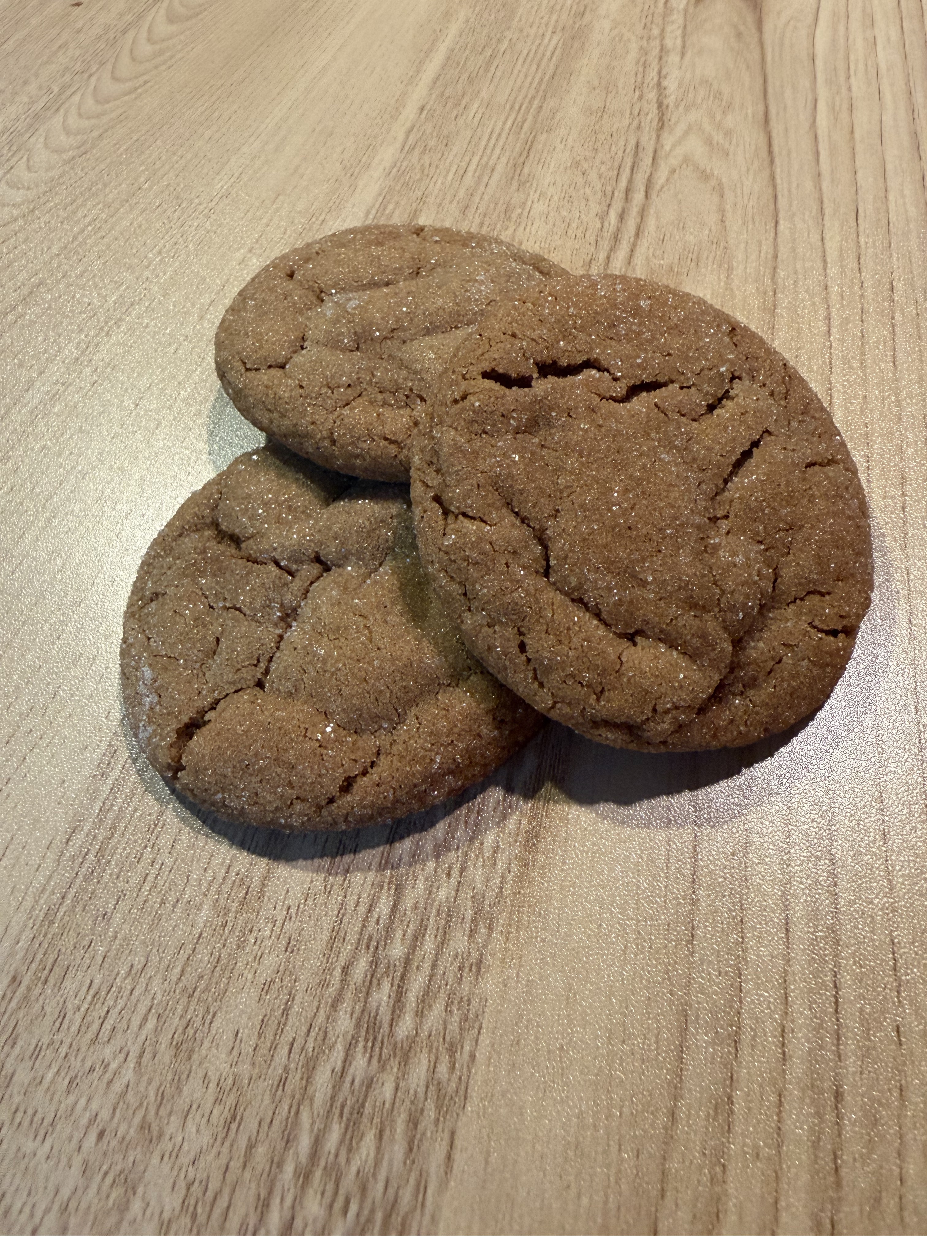 Molasses Ginger Cookies