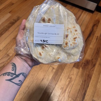 Sourdough Tortillas 