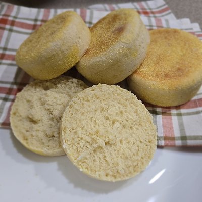 4 Pack Sourdough English Muffins 