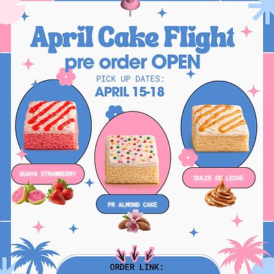 April Cake Flight Tasting Box